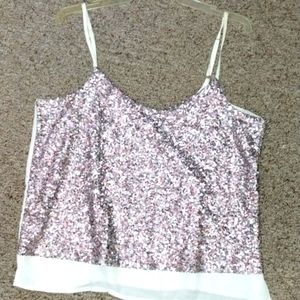 ⭐dizzylizzy Pink & White Sz. Large Adorable Top